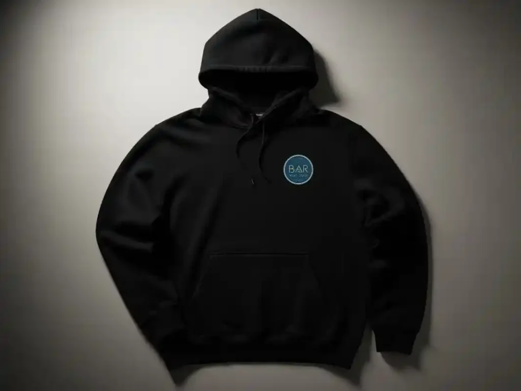 bar next door branded hoodie