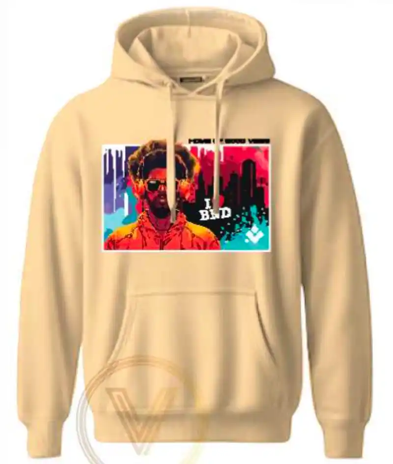 BND Home of Good Vibes Hoodie – Sand